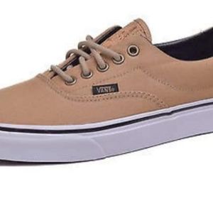 Vans Era Low Top Cork Twill Khaki Sk8 Shoes
